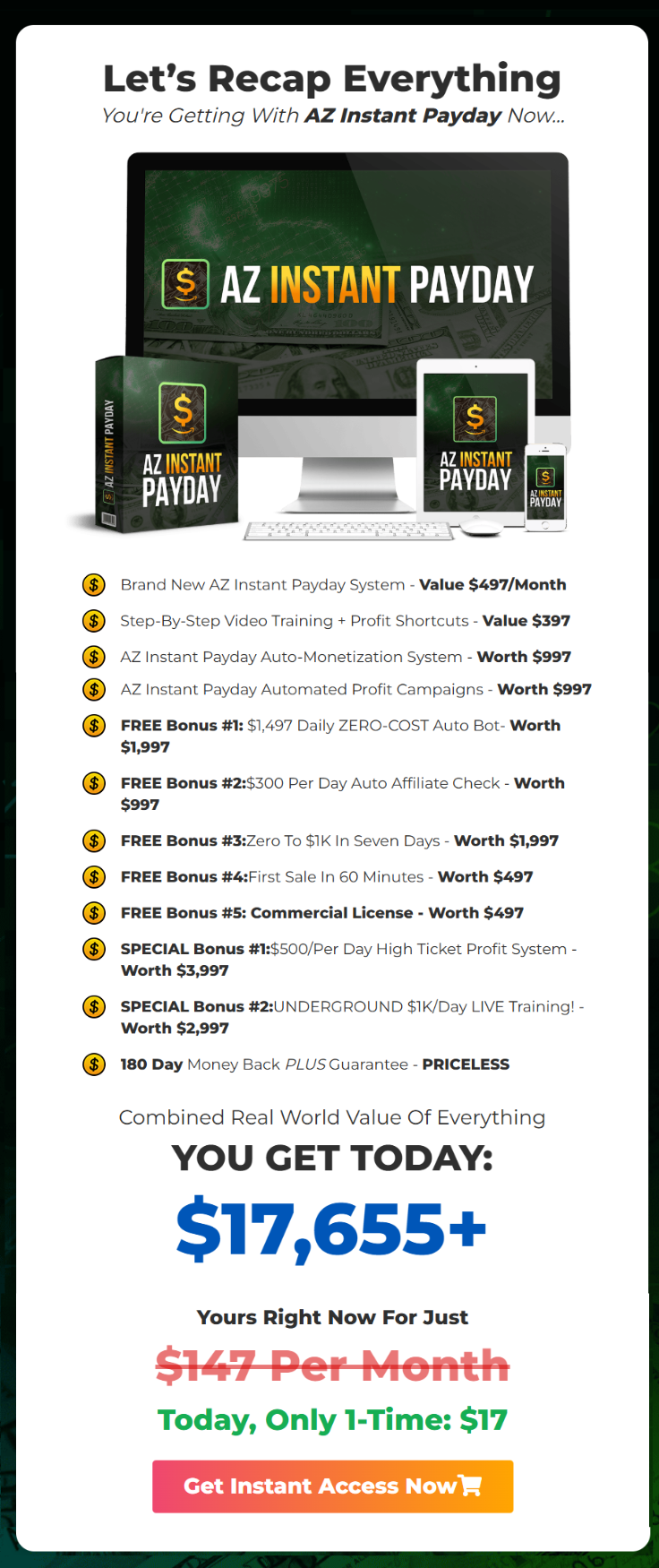 az-instant-payday-pricing